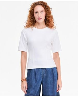 On 34th Tie-back Interlock T-shirt - White