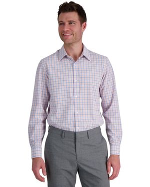 Haggar Smart Wash Slim Fit Dress Shirt - Purple