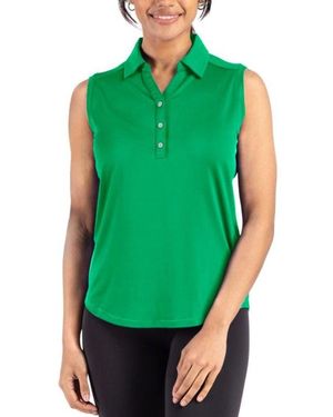 Cutter & Buck Forge Eco Stretch Recycled Sleeveless Polo - Green