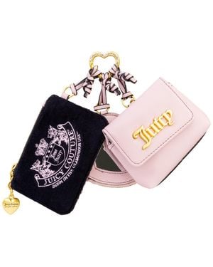 Juicy Couture Heritage Core Zipper Wallet - Pink