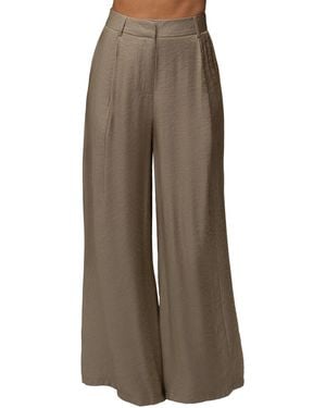 JLUXLABEL Monaco Wide Leg Pant - Brown
