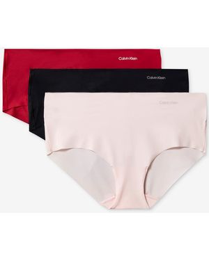Calvin Klein Invisibles 3-pack Hipster Underwear Qd3559 - Pink