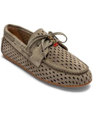 Forever & Always Shoes Stevo Leather Lace Up Loafer - Brown