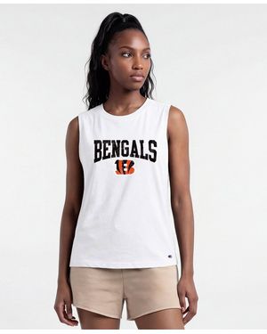 Champion Cincinnati Bengals Screen Print Muscle Tank - White
