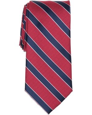 Club Room Regent Stripe Tie - Red