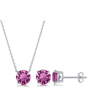 Simona Sterling Silver - Pink
