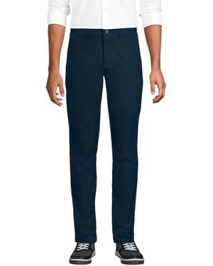 Lands' End Slim Fit Performance Pant - Blue