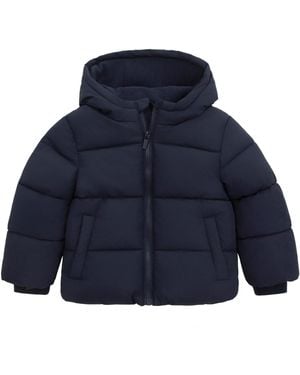 Rokka&Rolla Toddler Boys Fleece Lined Cloud Hooded Jacket - Blue