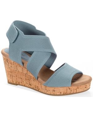 Style & Co. Sicilyy Wedge Sandals - Blue