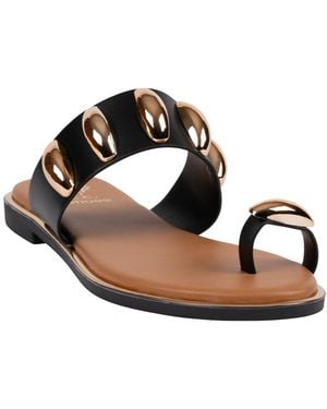 Gc Shoes Slip-on Flat Sandals - Metallic