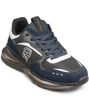Karl Lagerfeld Side Karl Head Profile Logo Runner Shoes - Blue