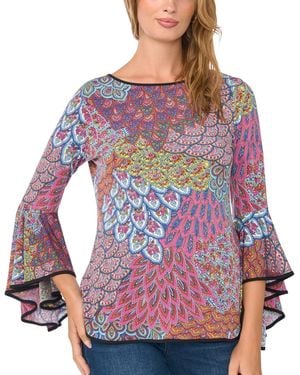 SAM & JESS Bell-sleeve Top - Multicolor