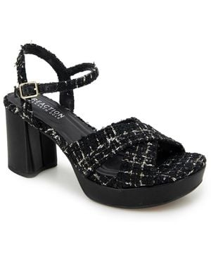 Kenneth Cole Reeva Platform Sandals - Black
