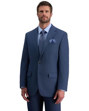 Haggar Jmh Premium Stretch Classic Fit Suit Jacket - Blue