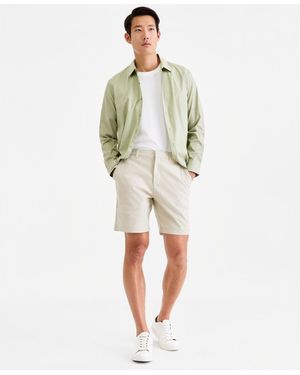 Alfani 8" Tech Shorts - Natural