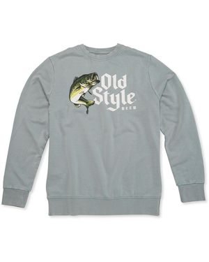 American Needle Old Style Sunday Fleece Pullover Sweatshirt - Gray