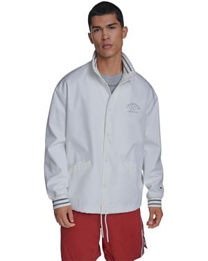 Champion Flex Tech Rowing Club Coaches Jacket - Gray