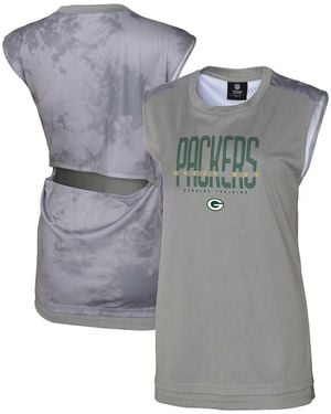 Outerstuff Green Bay Packers No Sweat Tank Top - Gray
