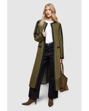 Oasis Tipped Coat - Green
