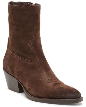 Dolce Vita Klyde Full-zip Western Booties - Brown