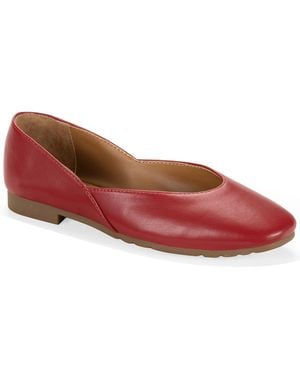 Style & Co. Ashtonn Snip Toe Ballet Flats - Red