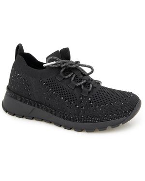 Kenneth Cole Kacey Lace Up Sneakers - Black