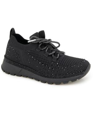 Kenneth Cole Kacey Lace Up Sneakers - Black