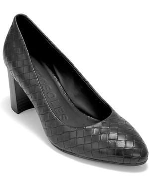 Aerosoles Betsy Block Heel Pumps - Black