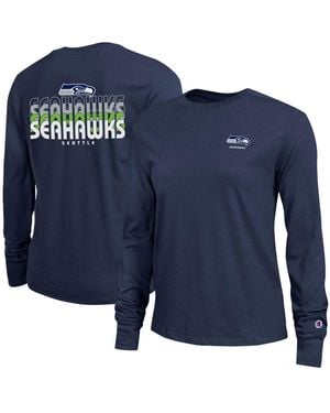 Champion Seattle Seahawks Core Long-sleeve T-shirt - Blue