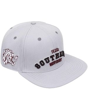Pro Standard Texas Southern Tigers Evergreen Southern Snapback Hat - Gray