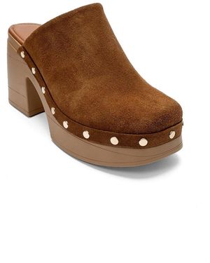 Forever & Always Shoes Forever And Always Shoes Bellune Leather Block Heel Platform Sandal - Brown