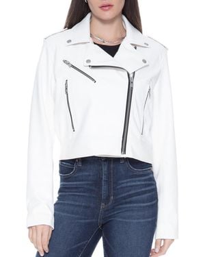 Blue Revival Ride Or Die Leather Jacket - Blue