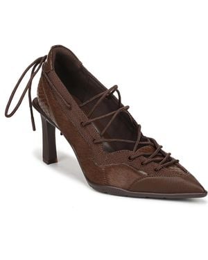 Naturalizer Zyra Lace-up Sneaker Pumps - Brown