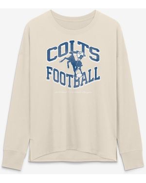 Fanatics Indianapolis Colts Heritage Legacy Relaxed-fit Distressed T-shirt - White