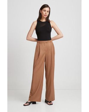MARCELLA Warren Pleated Pants - Black