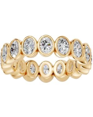 Macy's Diamond Round Full Eternity Band Ring (3 Ct. T.w. - Metallic