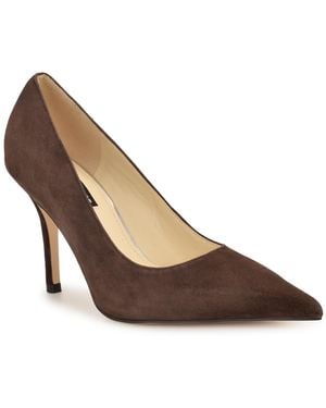 Nine West Gemmha Slip-on Stiletto Pumps - Brown
