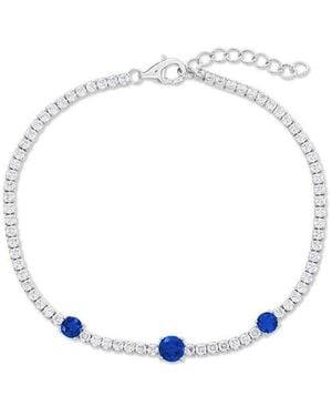 Simona Sterling Silver - Blue