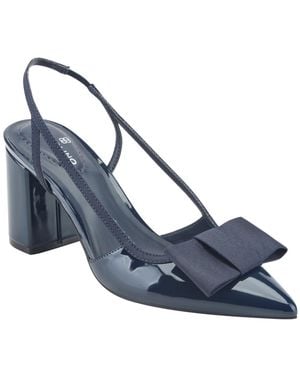 Bandolino Sanessa Bow Block Heel Slingback Pumps - Blue