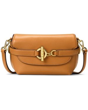 Ralph Lauren Leather Small Blaike Crossbody Bag - Multicolor