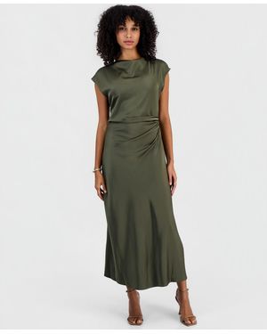 Sam Edelman Slim Side-cinched Maxi Dress - Green