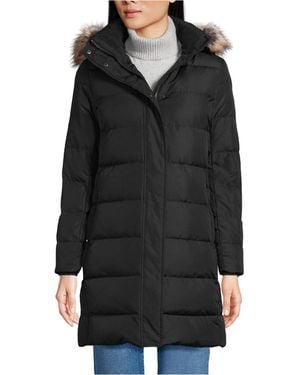 Lands' End Petite Max 600 Down Puffer Coat - Black