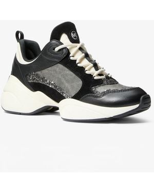 Michael Kors Bowie Lace-up Sneaker Sneakers - Black