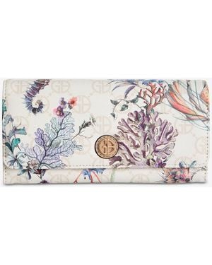 Giani Bernini Sea Print Receipt Manager Wallet - Multicolor