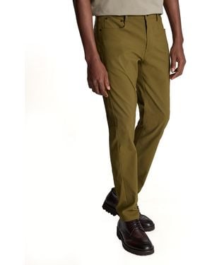 Kenneth Cole Slim-fit Stretch Casual Pants - Green