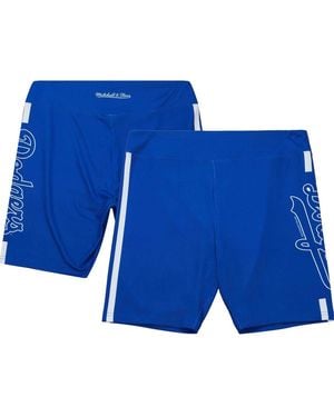 Mitchell & Ness Los Angeles Dodgers Biker Shorts - Blue