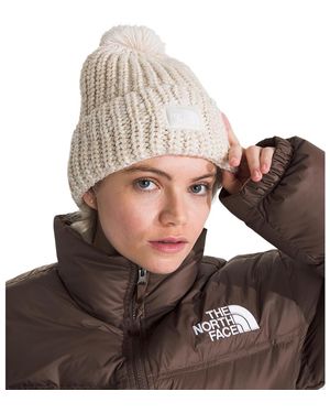 The North Face Cozy Chunky Cabin Cuffed Beanie - Brown
