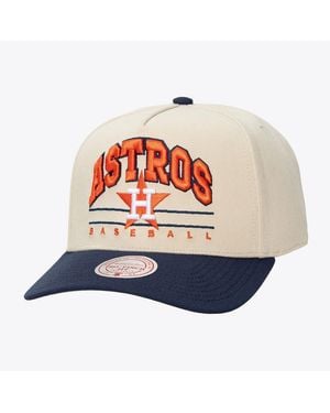 Mitchell & Ness And Houston Astros Retro Arch Pro Pinch Snapback Hat - White