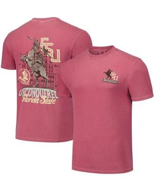 Image One And Florida State Seminoles Hyper Local Unconquered Statue T-shirt - Pink