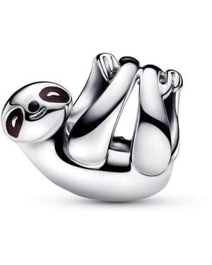 PANDORA Sterling Hanging Sloth Charm - White